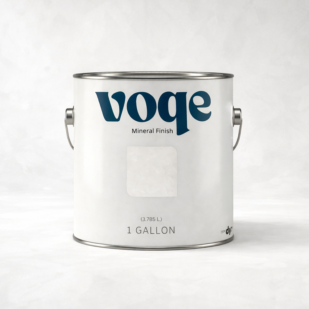 Voqe Mineral Finish เฉดสี โยเกิร์ต สีตกแต่งธรรมชาติ สร้างมิติ ผิวสัมผัสแบบด้าน (Matte Finish)