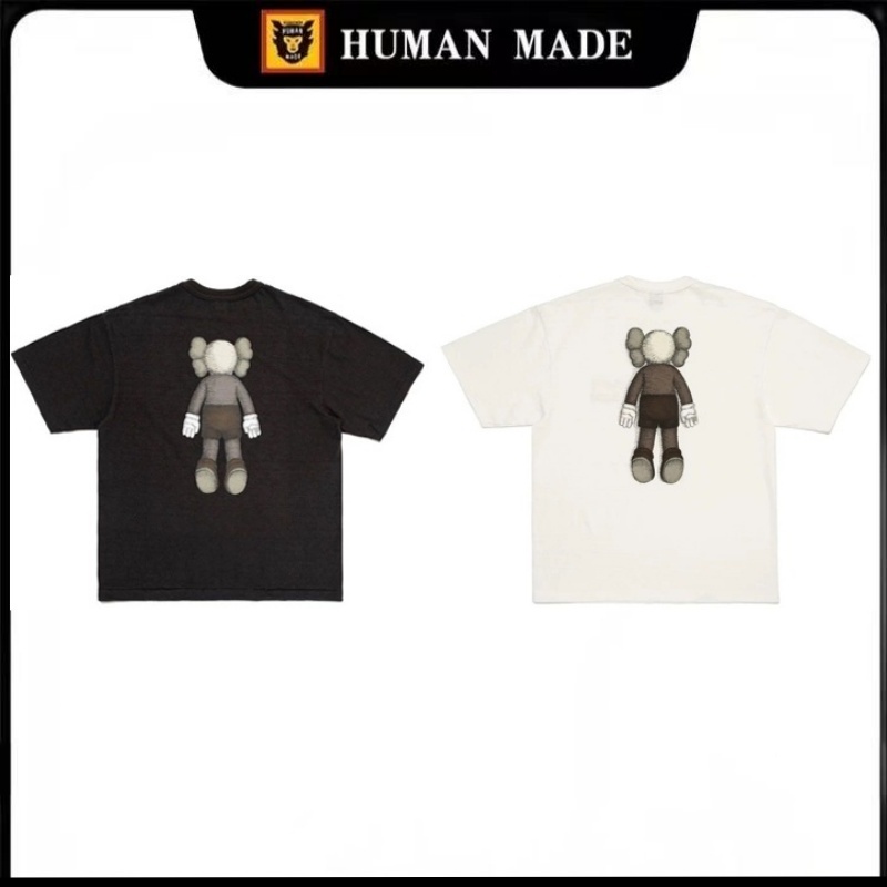 『 Human Made 』🇯🇵 พร้อมส่ง/ เสื้อ human made เสื้อยืดแขนสั้นลายตุ๊กตา