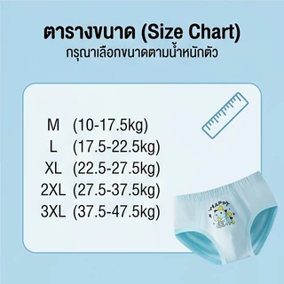 กางเกงในเด็กชาย 4 สี ลายการ์ตูนไดโนเสาร์ ผ้าคอตตอน นุ่ม ใส่สบาย