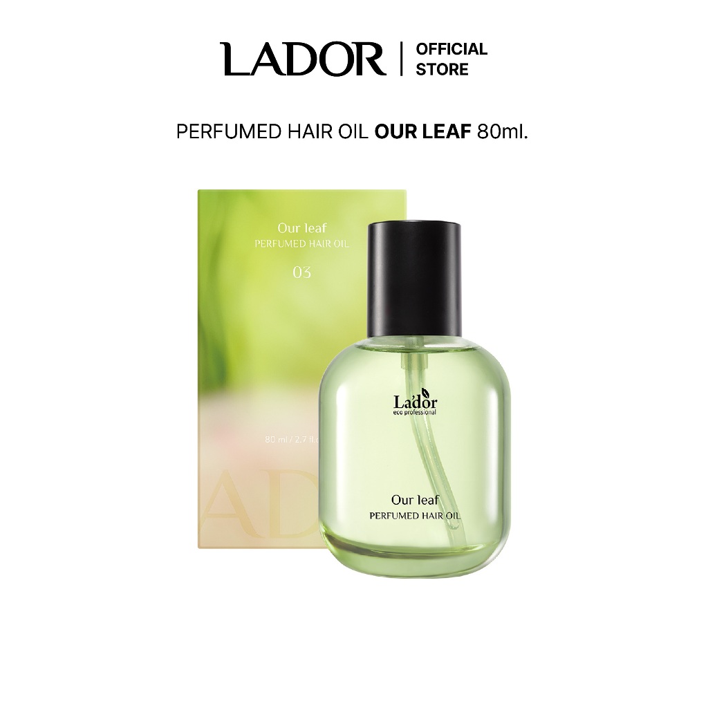 LADOR PERFUMED HAIR OIL OUR LEAF 80 ML ออยล์บำรุงผม กลิ่นOur Leaf