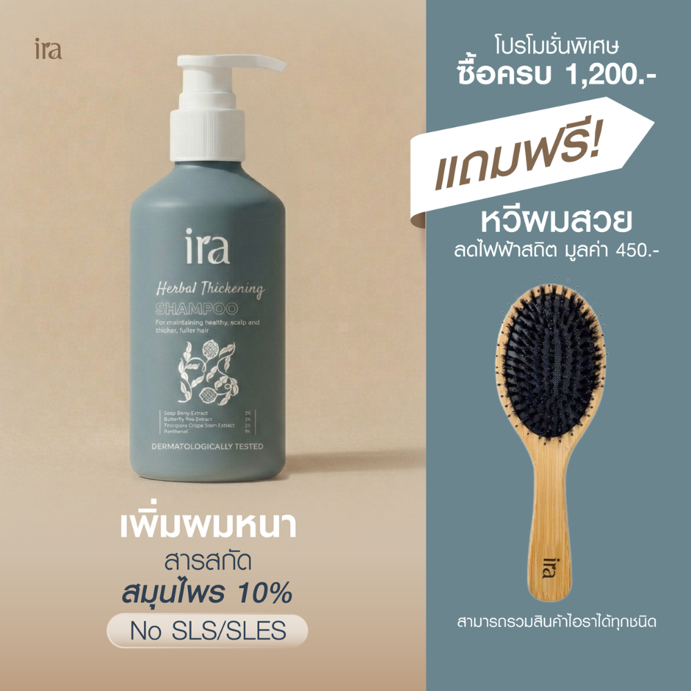 New Package แชมพูสมุนไพรมะกรูด แชมพูผมหนาลดผมร่วง รังเเค  250ml
