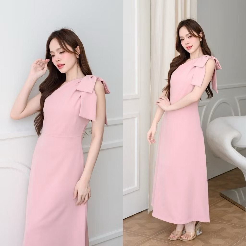 🎀 Pastel time : เดรสสีชมพู ไซต์ M 🌸