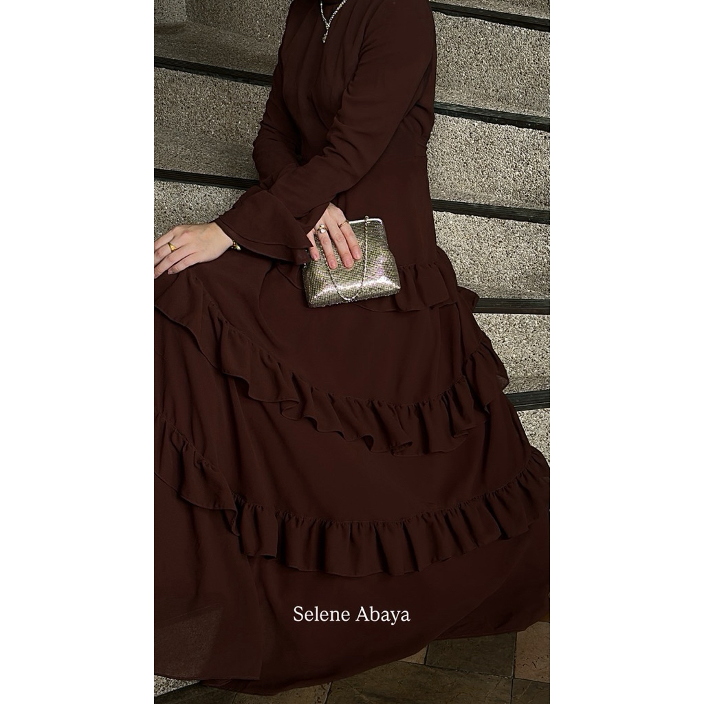 ส่งต่อ🫶🏻 Selene Abaya Preorder สีน้ำตาล