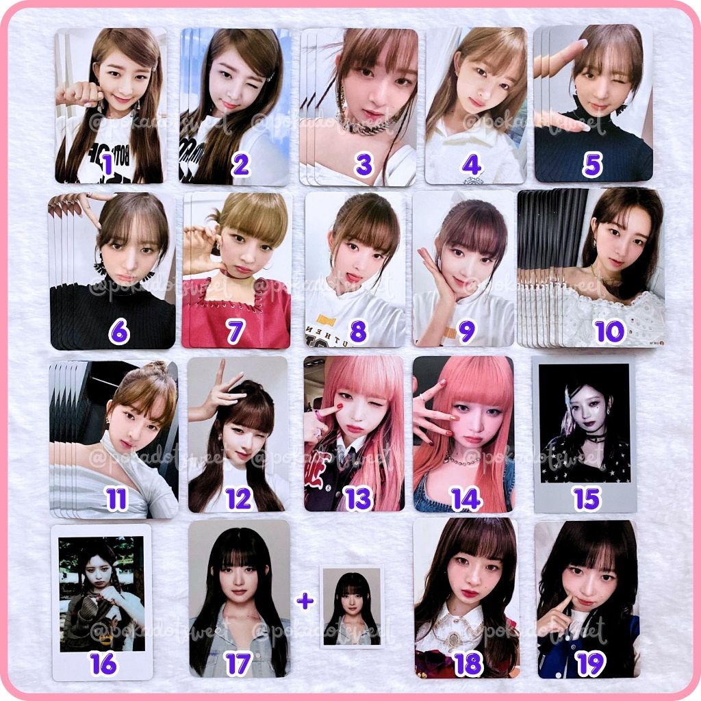 🔥ลดราคาคัมเก่า🔥น้องเรย์ Rei IVE Photocard POB 🩷 การ์ดเบเนฟิทไอบึ การ์ดดีล IVE Benefit Photocard