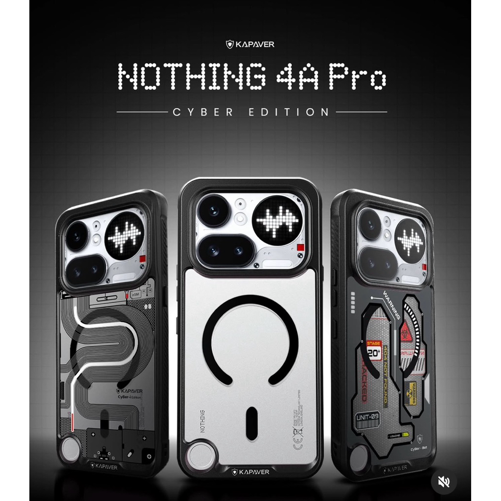 (พรีออเดอร์) Kapaver เคสลาย Futuristic ของ Nothing Phone 4a Pro/ Nothing Phone 4a