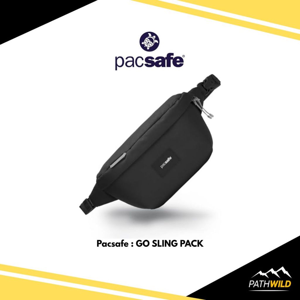 กระเป๋าคาดอกกันขโมย กระเป๋าสะพายคาดลำตัว Pacsafe GO SLING PACK Anti-Theft สไตล์ที่ทันสมัยสามารถเก็บของได้เยอะ