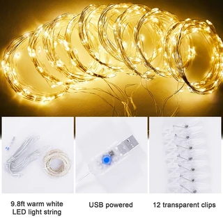[พร้อมส่ง] ผ้าม่านทิวล์ฉากหลังงานแต่งงาน พร้อมไฟ LED ตกแต่งโรแมนติก สีขาว สำหรับงานปาร์ตี้ งานแต่ง ถ่ายรูป