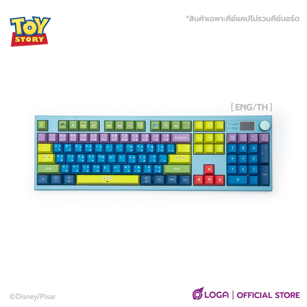 LOGA Keycap set : Disney Collections 2 [Toy Story, Zootopia]