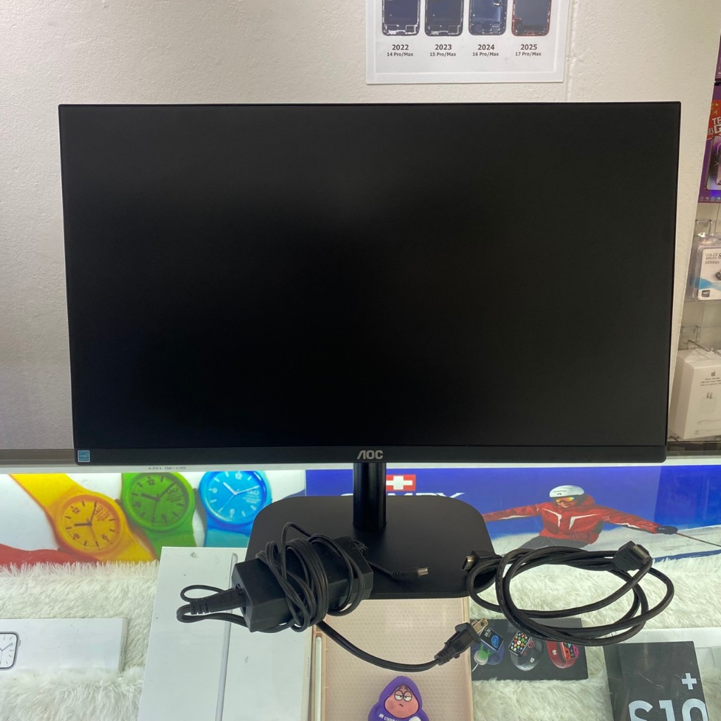 จอคอมพิวเตอร์ AOC 22นิ้ว LED Full HD สายไฟพร้อมHDMI จอมือสองสภาพดี