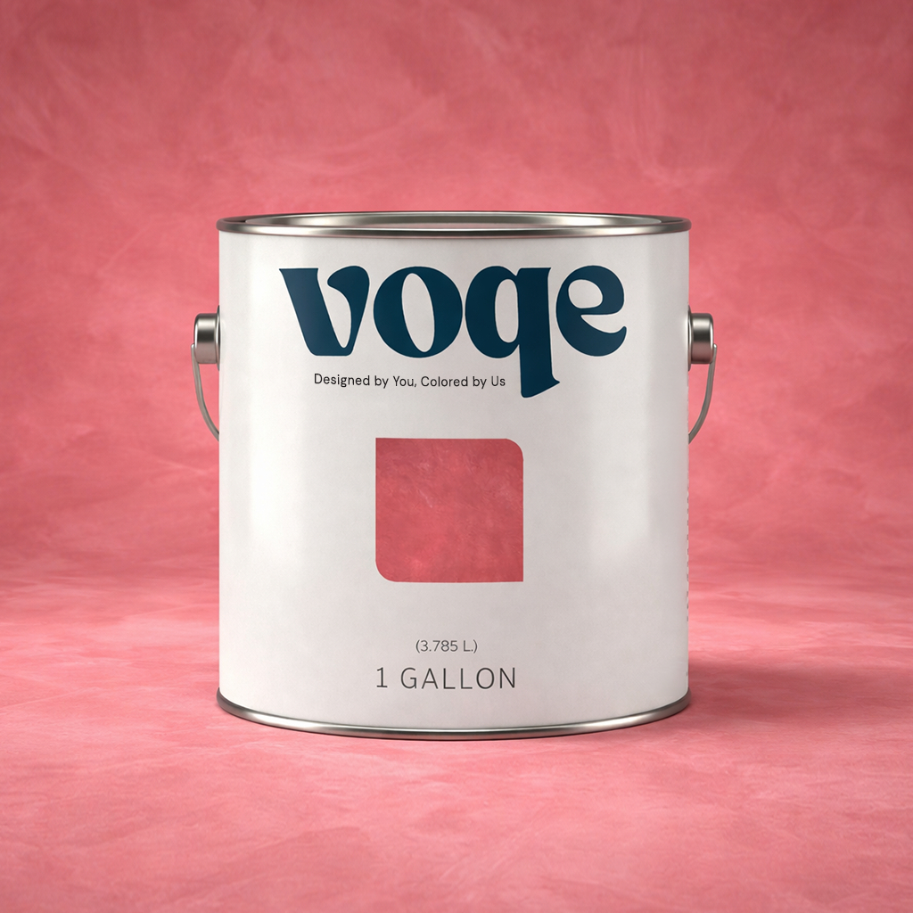 Voqe Mineral Finish เฉดสี ชมพู่มะเหมี่ยว สีตกแต่งธรรมชาติ สร้างมิติ ผิวสัมผัสแบบด้าน (Matte Finish)
