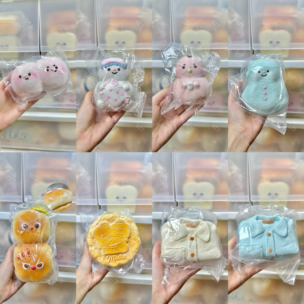 [พร้อมส่ง] 🍞✨ สกุชชี่ Squishy มือ1 มีพก. รวมแบรนด์ Mido/Lisa/Sweet อัพเดทเรื่อยๆค่ะ
