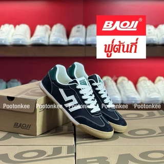Baoji BRM 1020 รองเท้าผ้าใบบาโอจิ รองเท้าผ้าใบผู้ชาย ผูกเชือก ไซส์ 41-45 ของแท้ พร้อมส่ง