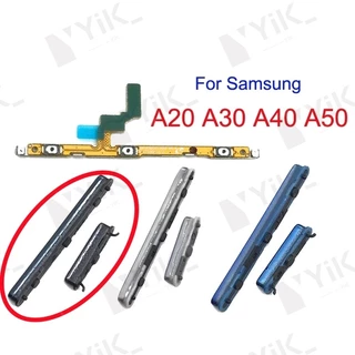 สําหรับ Samsung A20 /A30/ A40/ A50 โทรศัพท์ Power flex บนปุ่มสวิทช์ด้านข้าง Key Volume Up Down Flex Cable-สินค้าพร้อมส่ง