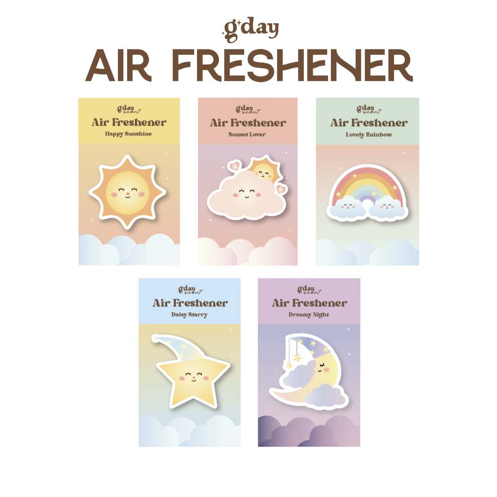 แผ่นหอมปรับอากาศ G'day Scent Air Freshener