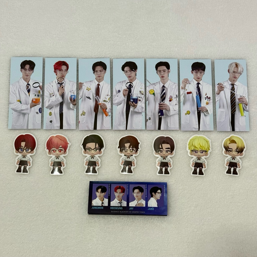 [ENHYPEN] พร้อมส่ง ENHYPEN WORLD COUPON CARD COLLECTION (SCIENTIST ver.) (1/2)