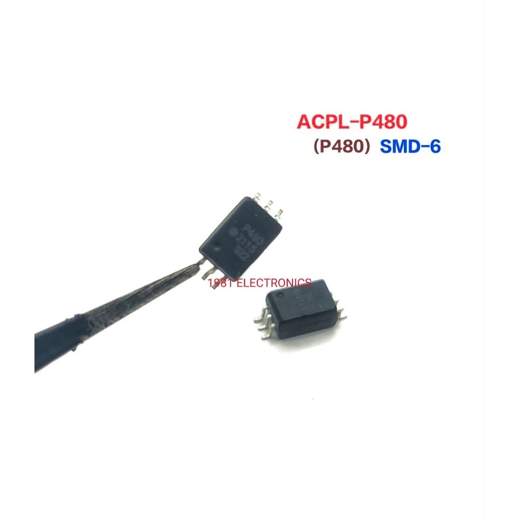 ราคาต่อ 1ตัว 👉👉 ACPL-P480 P480 IC Interface Optocoupler SMD-6 ออปโต้คอปเปอร์เอสเอ็มดี 6ขา