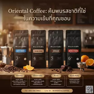 Extra Strong กาแฟอราบิก้าเบลนโรบัสต้า เบอร์ 6 กาแฟหอมเข้ม สู้นม เมล็ดกาแฟจากแม่จันใต้ คั่วสดใหม่