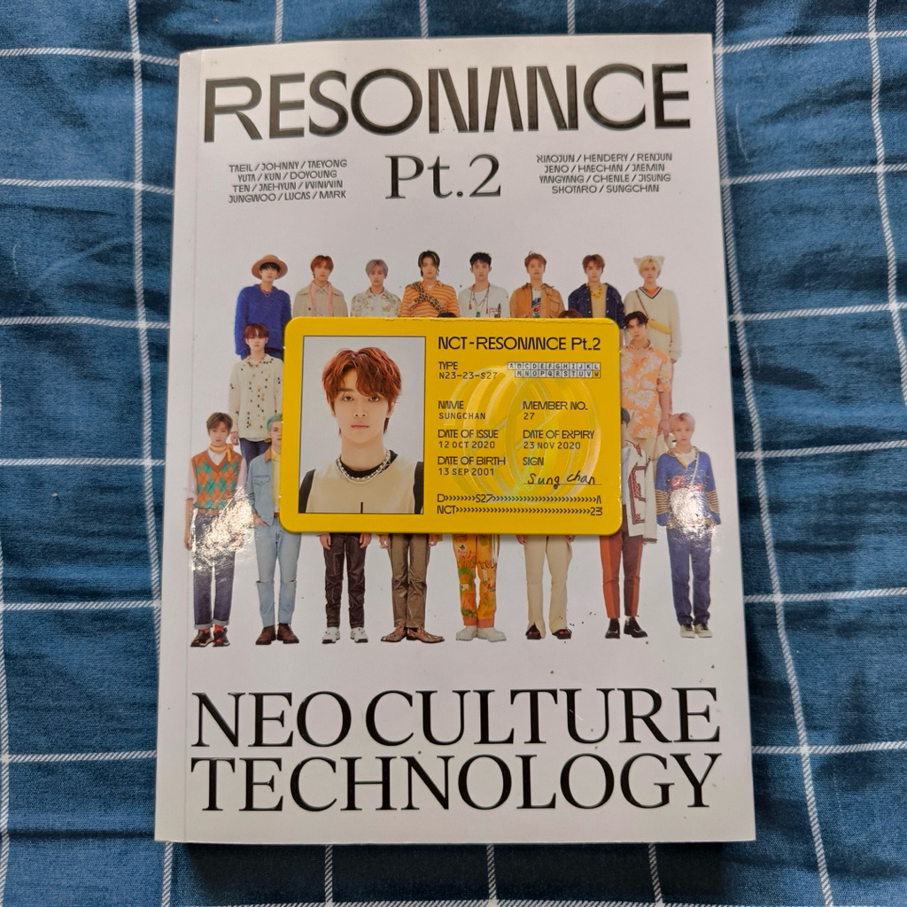 อัลบั้ม NCT Resonance Pt.2 + การ์ด Sungchan มือสอง