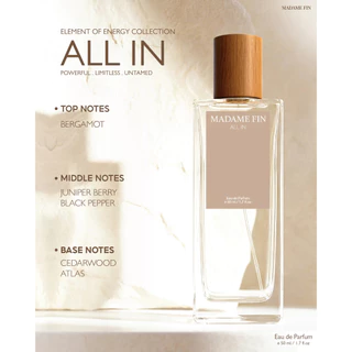 Madame Fin มาดามฟินของแท้ น้ำหอมใหม่ รุ่น Element Of Energy 4 กลิ่น (ขนาด 50ml.)