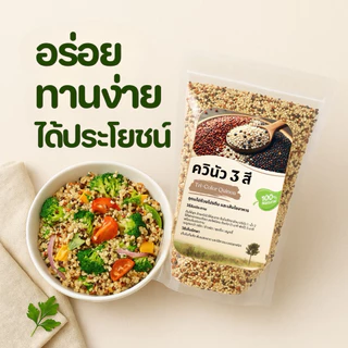 ควินัวสามสี 1kg ข้าวควินัว ออร์แกนิค โปรตีนสูง Gluten Free คีโต คลีน ฟิตเนส ส่งไว