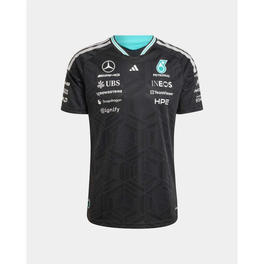 รับประกันของแท้ 100% 📮 Adidas Mercedes AMG Petronas เสื้อแข่งรถฟอร์มูล่าวัน