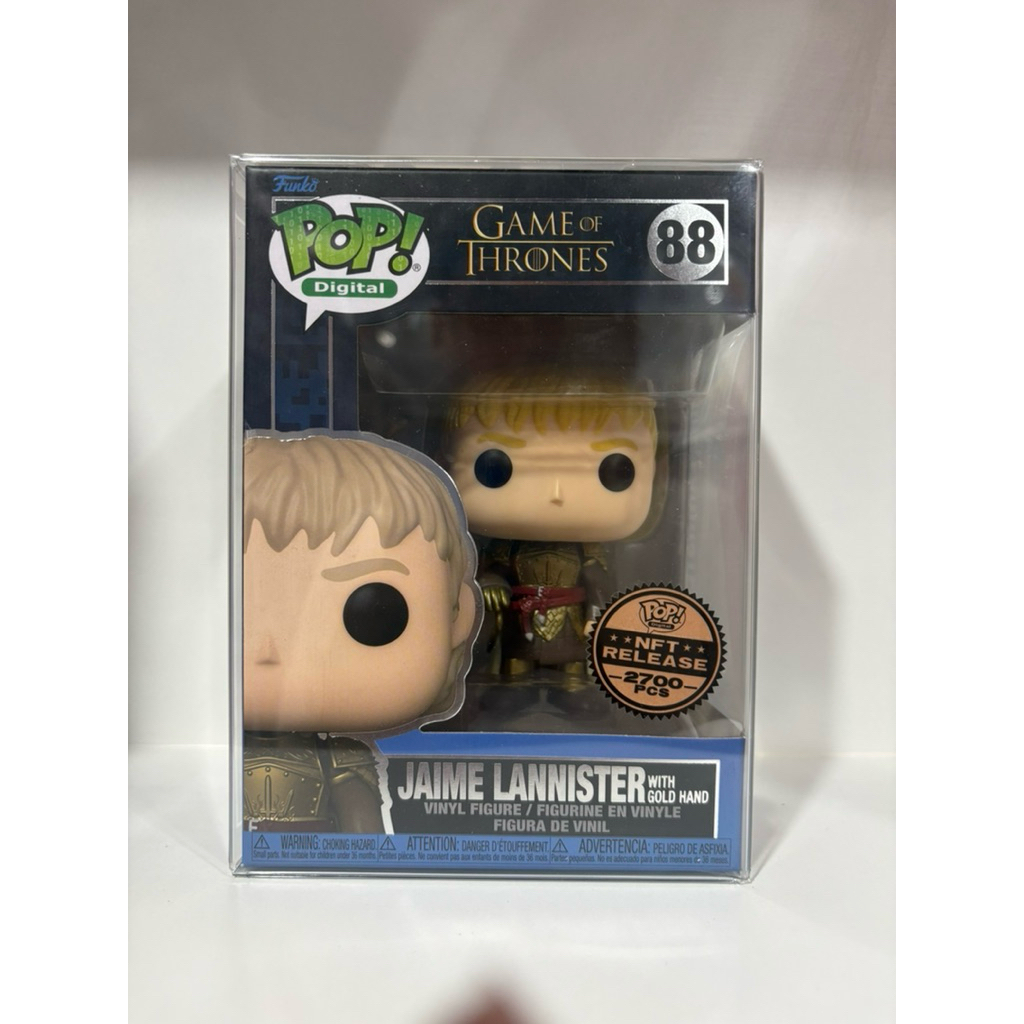 Funko Pop Jaime Lannister Gold Hand Game of Thrones NFT Limited 2700 pcs 88