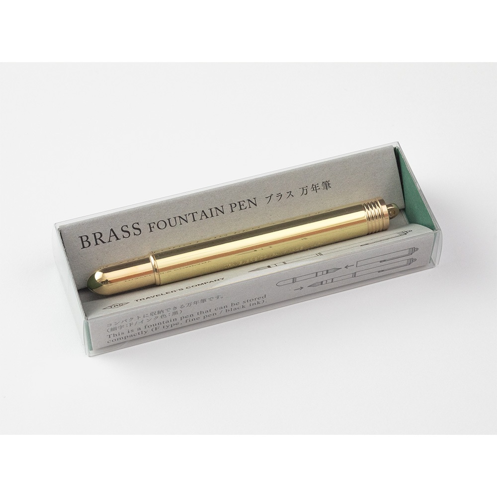TRC BRASS Fountain Pen Solid Brass (D38076006) / ปากกาหมึกซึมทองเหลือง แบรนด์ TRC