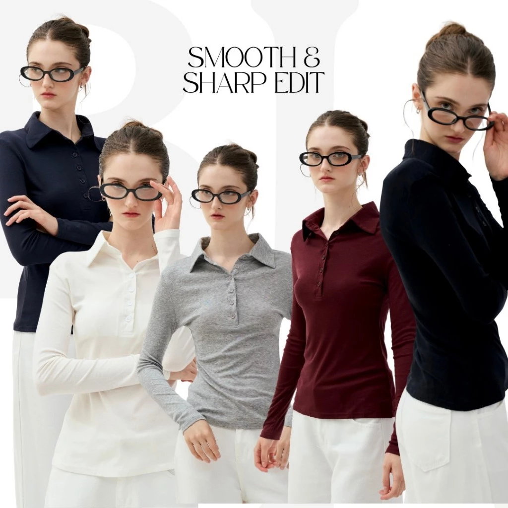 BCLS17 Smooth & Sharp Edit - เสื้อเชิ้ต ผ้าฝ้ายผสมโพลีเอสเตอร์