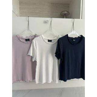MALI Chiffon top เสื้ิอคอระบาย2ชั้น