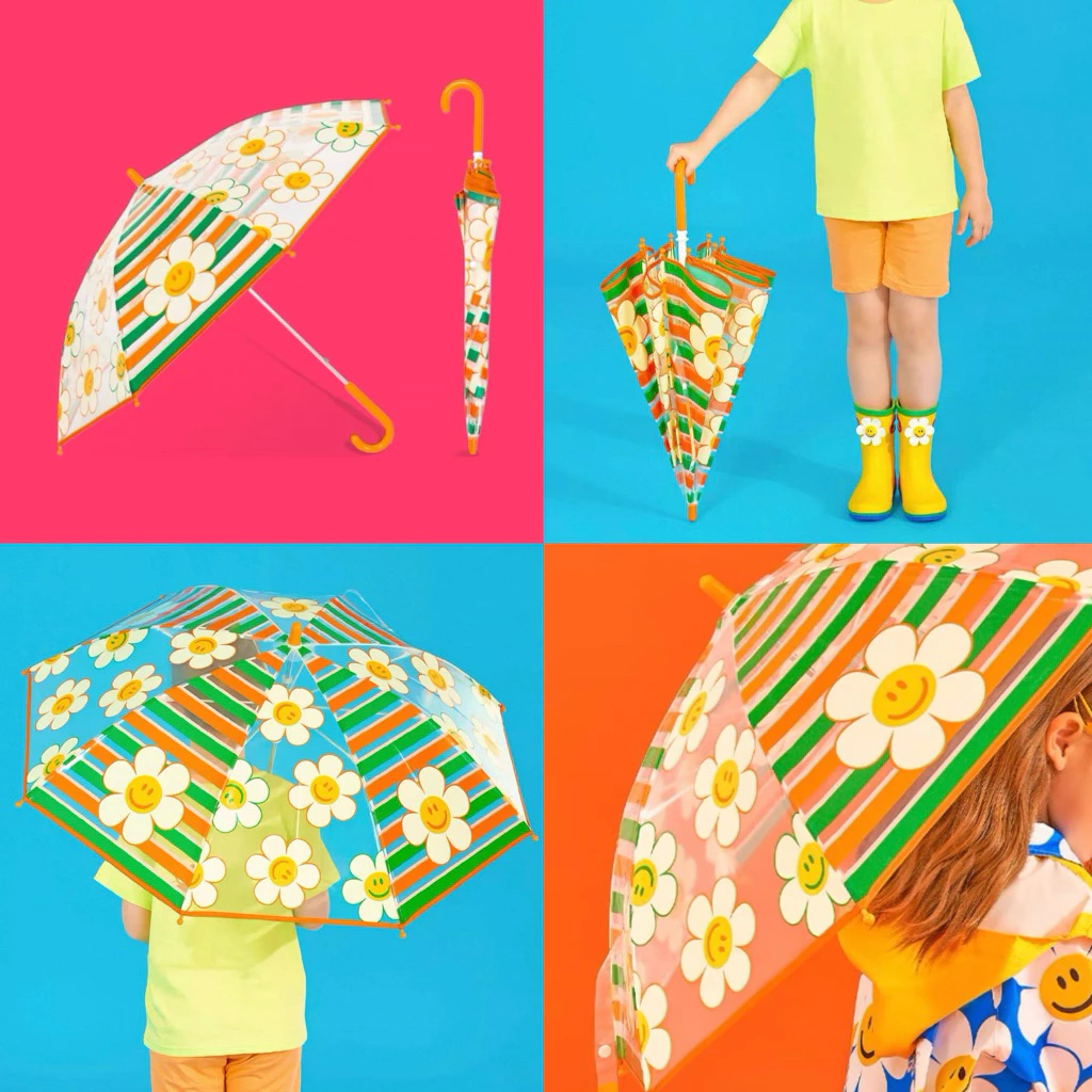 Wiggle Wiggle ร่มเด็ก Smile Stripe Kids Umbrella 48019