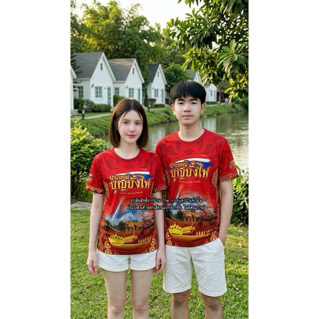 เสื้อบุญบั้งไฟสวยๆ  รับรองใครใส่ก็ดูดี