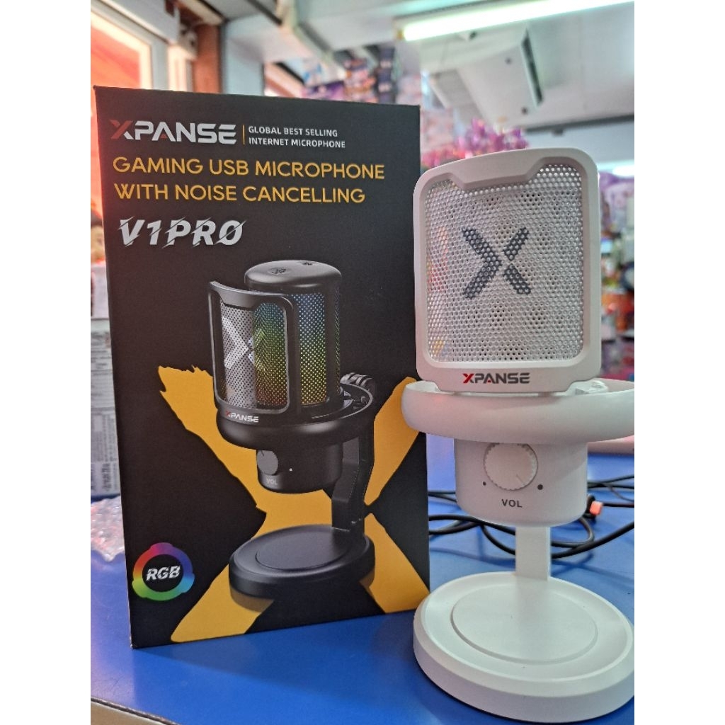 ไมโครโฟนไร้สาย xpanse DM40 สำหรับเล่นเกม สีดำ