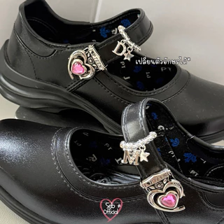 Sebofficial | Ring beads shoes | แหวนลูกปัด สายคล้องรองเท้า แหวนตกแต่งสายรองเท้านักเรียน แบบห้อยจี้ตัวอักษร