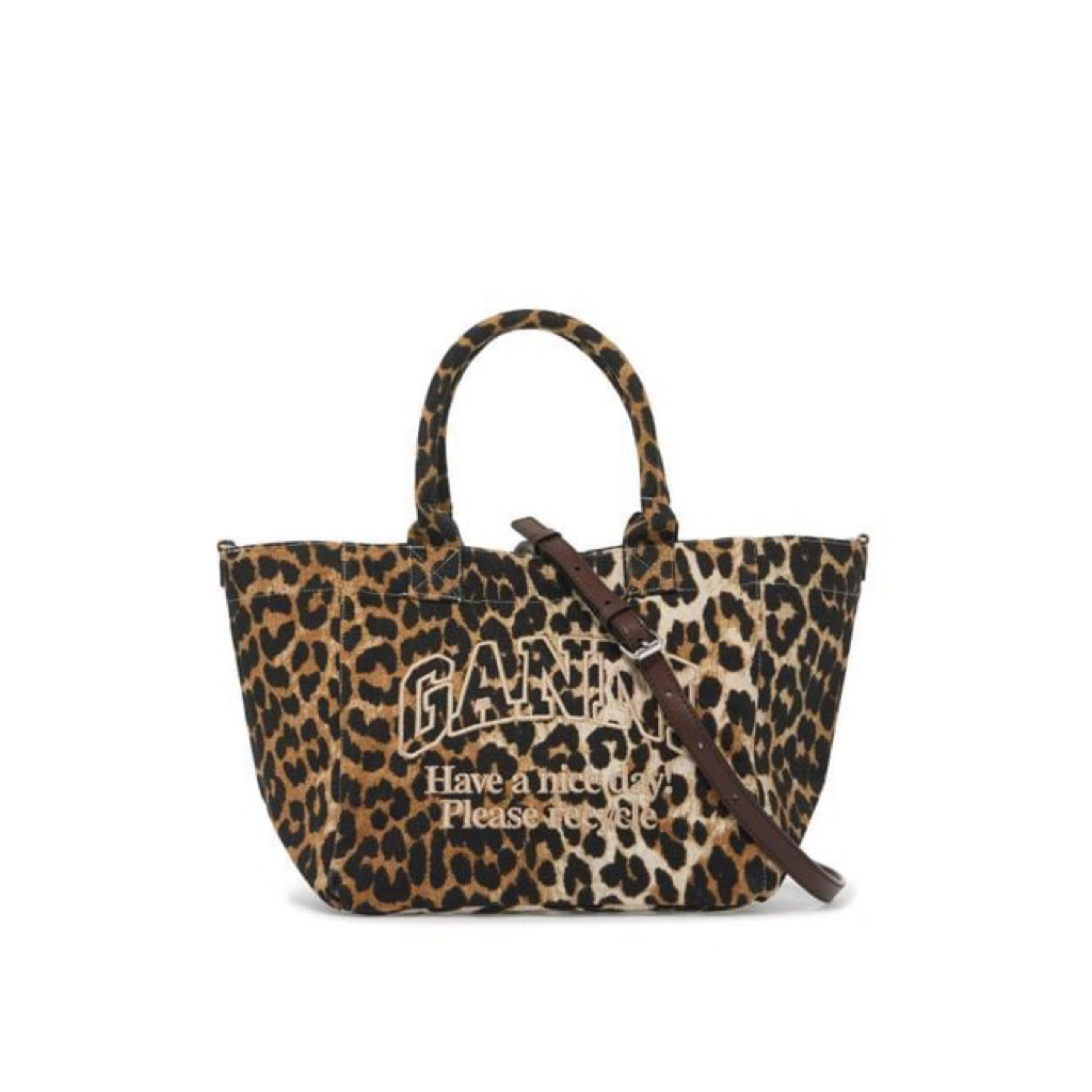 Used Ganni Tote bag ลาบเสื้อ ไซส์เล็ก