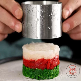 ริงเค้ก ริงเค้กวงกลม สแตนเลสแท้ พิมพ์มูสเค้ก Mousse Ring เค้กริง พิมพ์วงกลม มูสริง ริงมูสเค้ก ริงกลม พิมพ์กดเค้กวงกลม