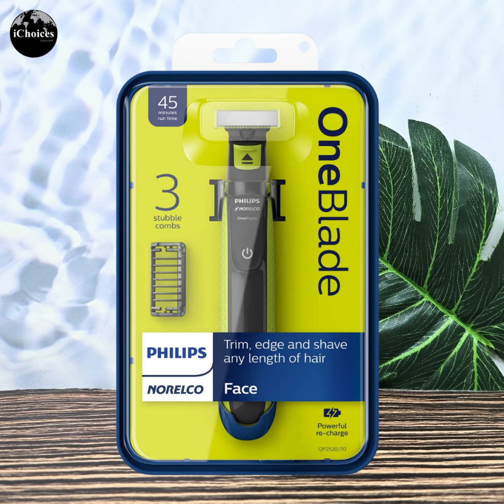 Norelco OneBlade Face QP2520/70 or QP2520/90 ชุดมีดโกน