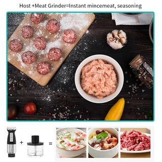 Precook เครื่องปั่นมือถือ เครื่องปั่นมือถืออเนกประสงค์ 450W เครื่องปั่นมือ เครื่องปั่นอาหารสแตนเลส Hand Blender