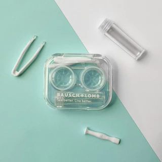 [สินค้าสำหรับแถม] Bausch & Lomb ตลับคอนแทคเลนส์ สีชมพู