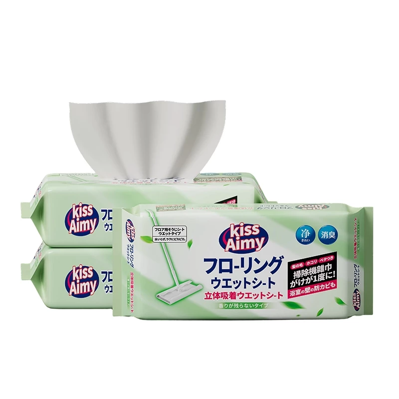 (ซื้อ5แถม1/ซื้อ3แถม1) เซตผ้าเช็ดพื้นแบบเปียก KissAimy ซื้อผ้าเปียกแถมฟรีไม้ถูพื้น! ผ้าเช็ดพื้นชนิดเปียกแบบใช้แล้วทิ้ง thumbnail 7