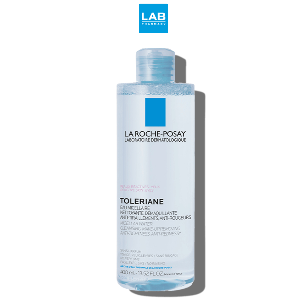 LA ROCHE-POSAY Micellar Water Ultra Reactive Skin 400 ml. - เช็ดเครื่องสำอาง สำหรับผิวแห้งมาก ไวต่อก