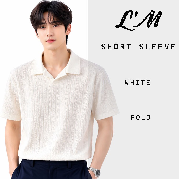 Polo เสื้อโปโล ยืดได้เยอะ กรม เขียวขี้ม้า แดง ฟ้า ขาว ดำ กรม