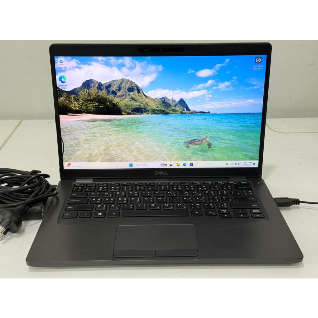 โน้ตบุ๊ค Dell Latitude 5400(i5-8365U/8GB/M.2 256GB)+Adapter จอ Bright ยางขอบจอเสื่อม