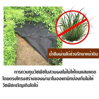 [พิเศษสำหรับไม้ผล] ผ้าป้องกันวัชพืชเจาะรู ผ้าป้องกันวัชพืช พลาสติกคลุมดิน ผ้าคลุมหญ้า พลาสติกคลุมวัชพืช กําจัดวัชพืช
