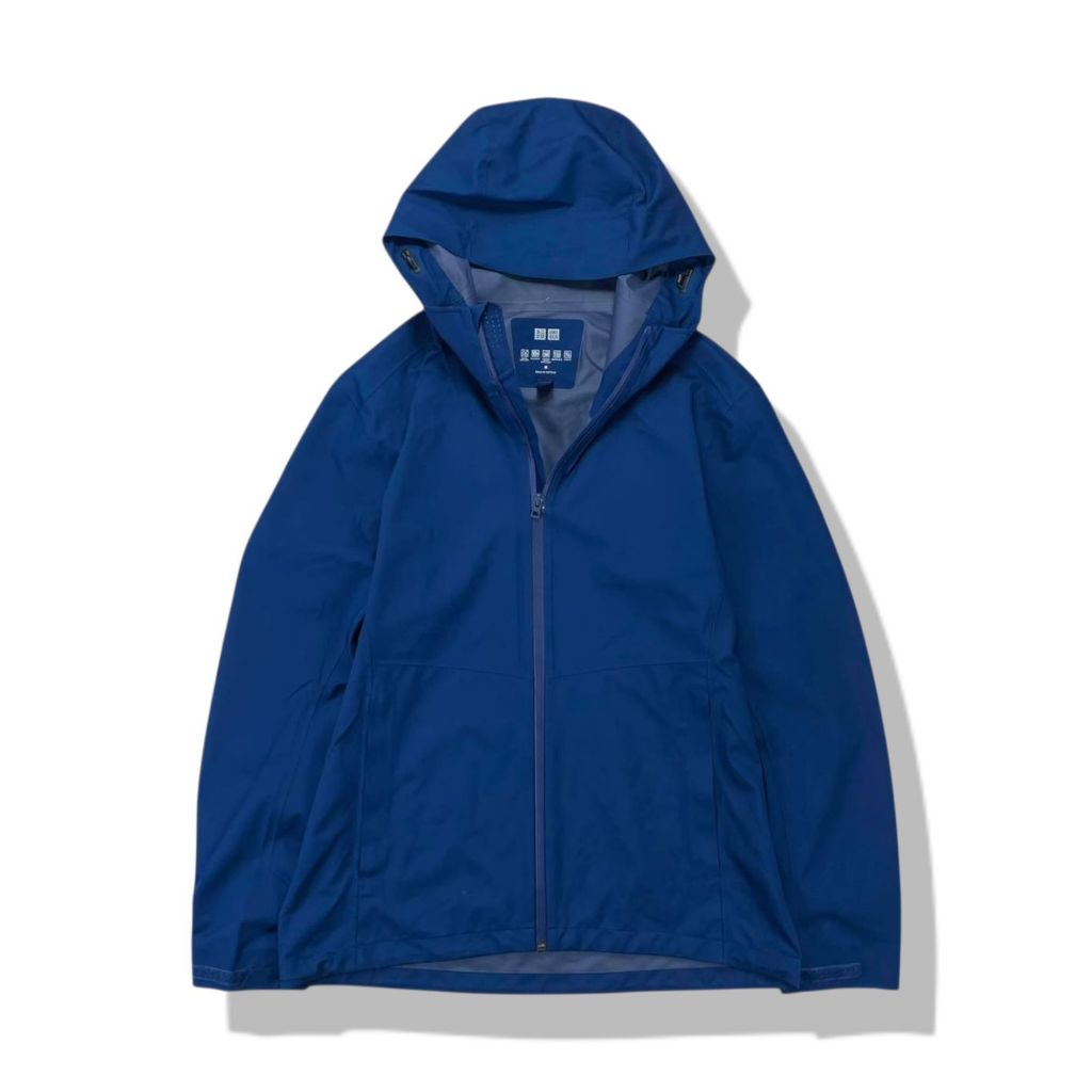 Uniqlo Blues Blocktech 3D Cut Hooded Parka Jacket(M06) รอบอก 43”