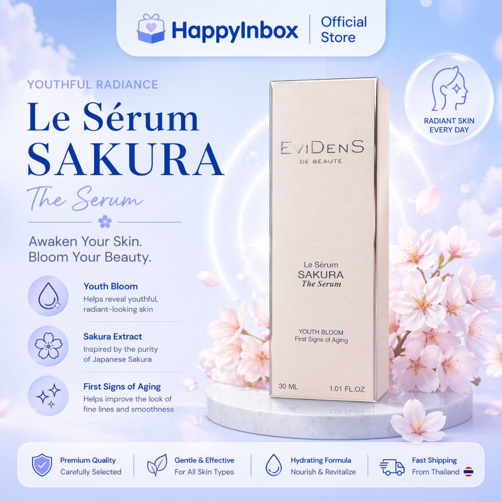 EviDenS Sakura Serum 30ml – Youth Bloom Anti-Aging Serum จากญี่ปุ่น