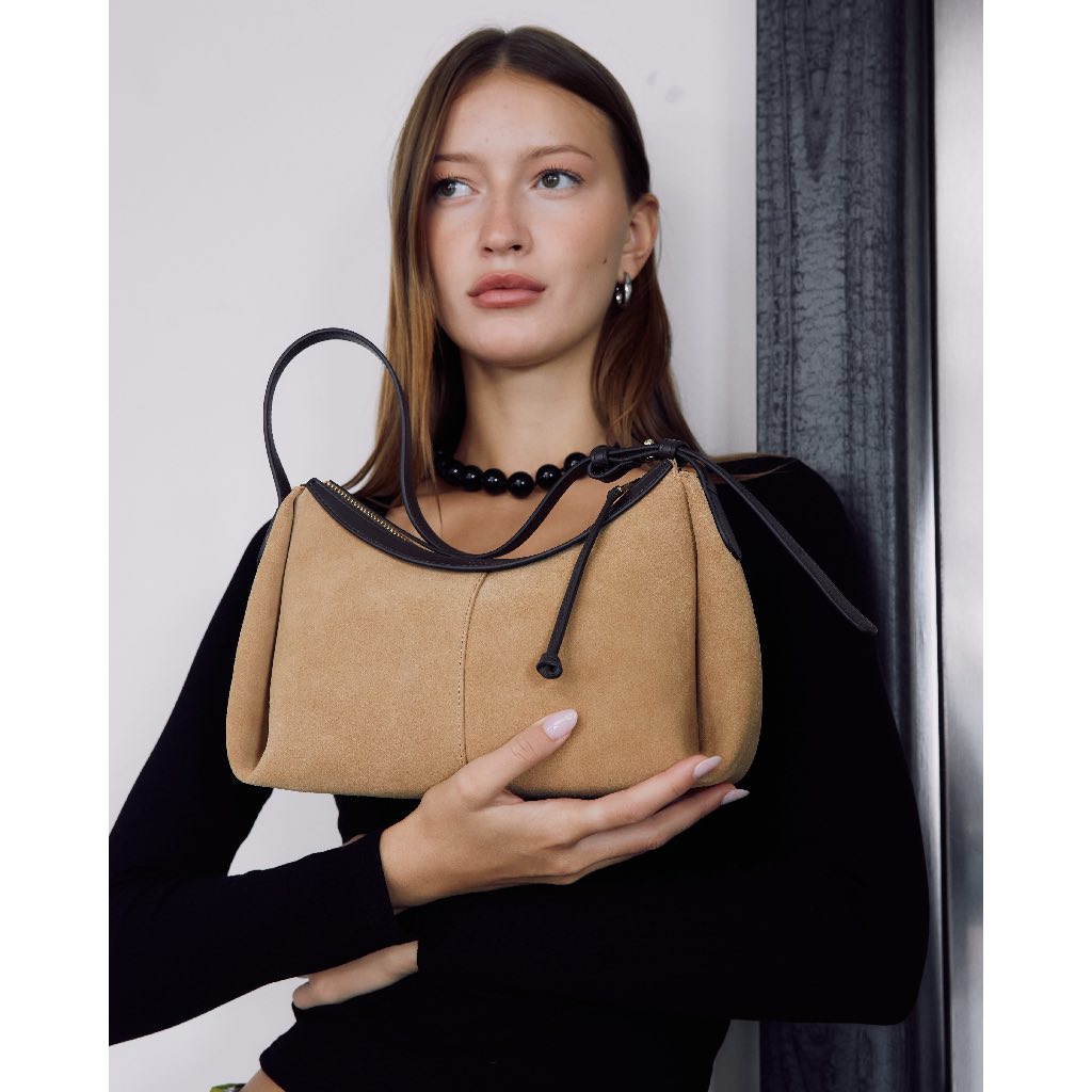 (Limited Edition) LUNNE กระเป๋าสะพายไหล่-คาดลำตัว หนังวัวแท้ รุ่น KITH Shoulder Bag Bonnie