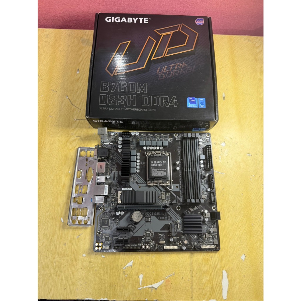 ขายMBมือสอง GIGABYTE B760M DS3H DDR4 LGA1700,GIGABYTE B760M D3HP DDR4 LGA1700