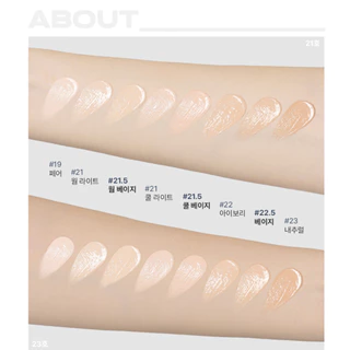 [About Tone] SKIN LAYER FIT FOUNDATION SPOUT POUCH 3ml แบบชอง 8 Shades Set (SPF30, PA++)