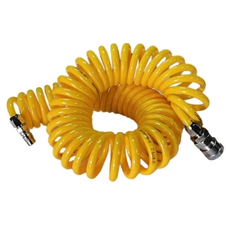 สายลม เติมลม ปั๊มลม พร้อมหัวต่อคอปเปอร์ PU HOSE ส้ม เหลือง น้ำเงิน ใส ดำ ขนาด 3/9/15เมตร