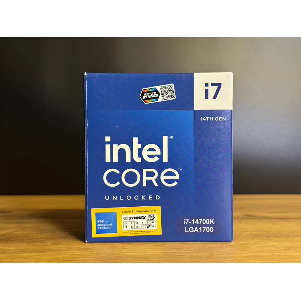 CPU (ซีพียู) INTEL CORE I7-14700K - 20C 28T 2.5-5.6GHz (INTEL SOCKET 1700)มือสอง ประกันเกือบเต็ม คุ้